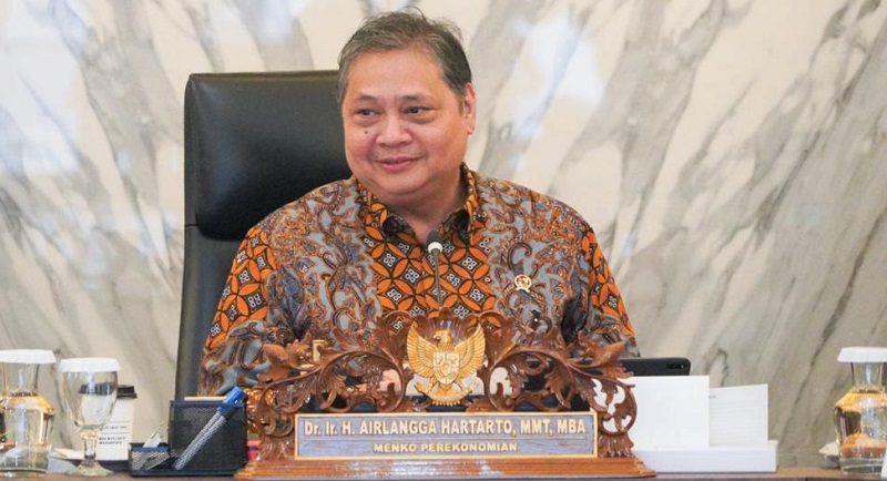 Menteri Koordinator Bidang Perekonomian Airlangga Hartarto, di Jakarta, Kamis (4/4/2024), menyatakan, HBKN berikan tambahan dorongan dan optimisme pelaku usaha