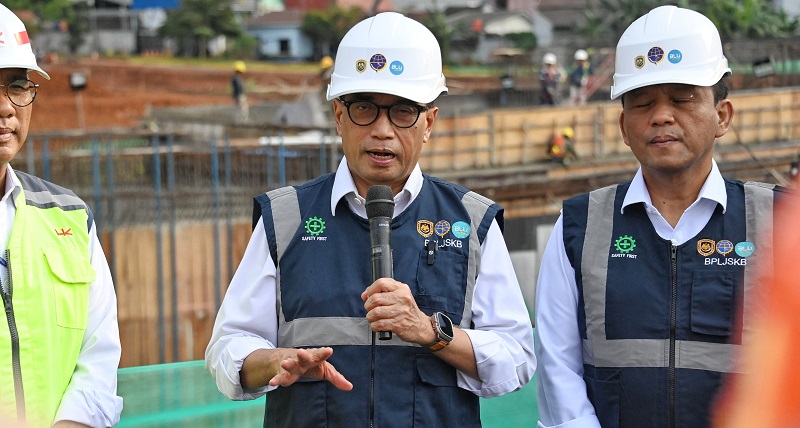 Menteri Perhubungan (Menhub) Budi Karya Sumadi, pembangunan Pusat Pengujian dan Sertifikasi Kendaraan Bermotor atau Proving Ground Bekasi masih sesuai dengan target yang ditentukan