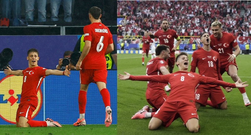 Remaja Arda Guler mencetak gol pada debutnya di Kejuaraan sepakbola Piala Eropa (Euro) 2024 saat Turki menghancurkan hati Georgia dengan kemenangan mendebarkan Grup F di Dortmund, Jerman, Rabu (19/6/2024)