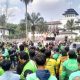 Ojol di Bandung Lakukan Unjuk Rasa Minta Kenaikan Tarif