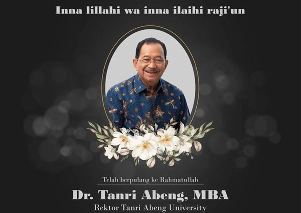 Tanri Abeng Meninggal Dunia dalam Usia 82 Tahun