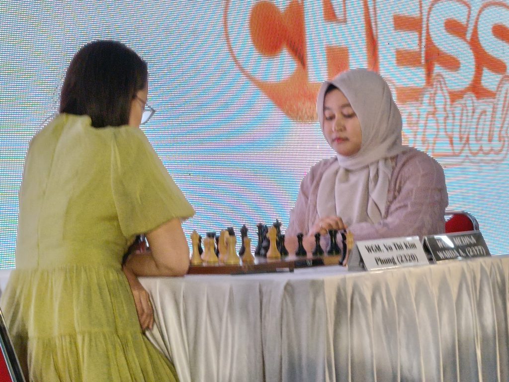 JAPFA Chess Festival ke-14 2024: Ujian Tak Mudah WGM Medina Hadapi Pecatur Putri Nomer 1 Vietnam WGM Vo Thi Kim Pung