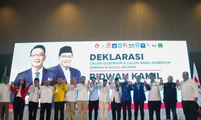 KIM Plus Resmi Deklarasikan Pasangan Ridwa Kamil dan Suswono untuk Menangkan Pilgub Jakarta
