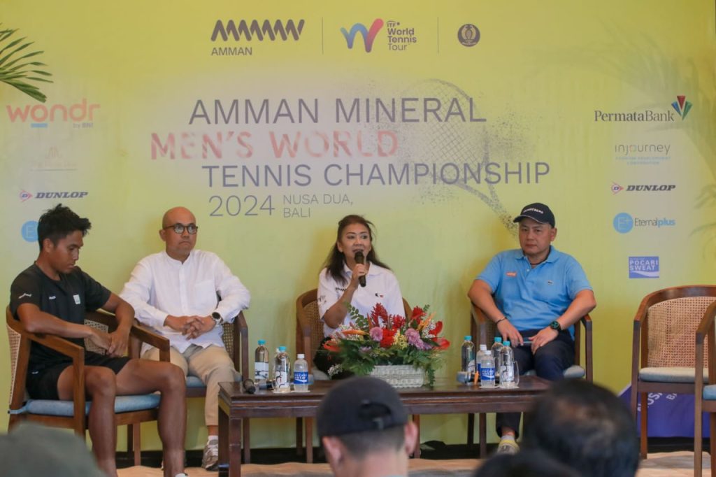 Amman Mineral Men's World Men's Tennis Championship 2024 Digelar Empat Seri di Bali, Petenis Atas Nasional dan Peserta Manca Negara Tumplek Bleg