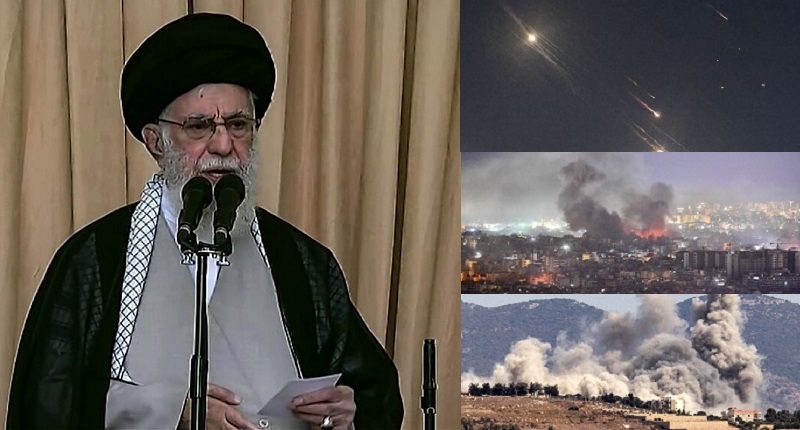 Pemimpin tertinggi Iran Ayatollah Ali Khamenei dalam pidatonya Jumat (4/10/2024) menuduh Israel sebagai "rezim jahat" yang "hanya dapat bertahan dengan suntikan dukungan Amerika".Iran mengatakan sekutunya 'tidak akan mundur' dalam perang dengan Israel 