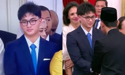 Lagi Viral, Kyran Djiwandono di Acara Pelantikan Presiden Prabowo