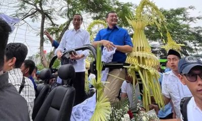 Naik Jip, Jokowi Ikuti Kampanye Terbuka Cagub Ahmad Luthfi dan Cawagub Taj Yasin