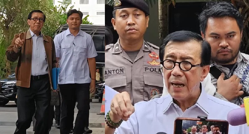 Usai Diperiksa terkait Harun Masiku, Mantan Menkumham Yasona Apresiasi Penyidik KPK Sangat Profesional