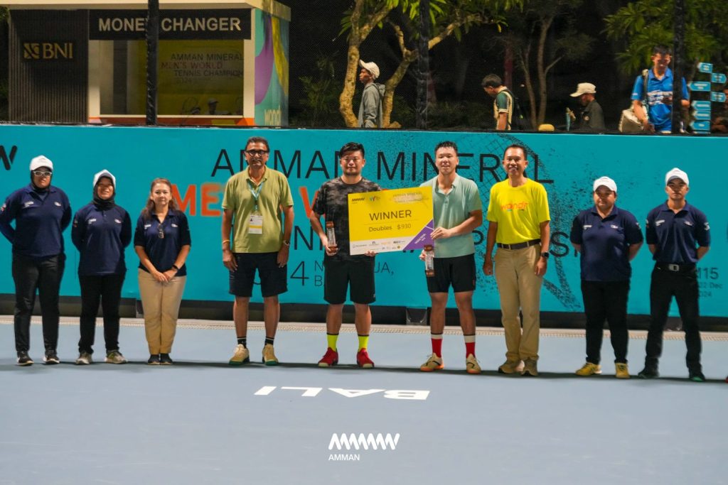 M-15 Amman Mineral Men's World Tennis Championship 2024 Seri I: Menang Dramatis, Cheng Peng Hsieh/Zijiang Yang Raih Juara
