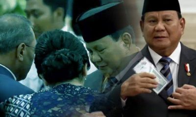 Prabowo Dapat Hadiah Uang Kuno Bertandatangan Mendiang Ayahnya