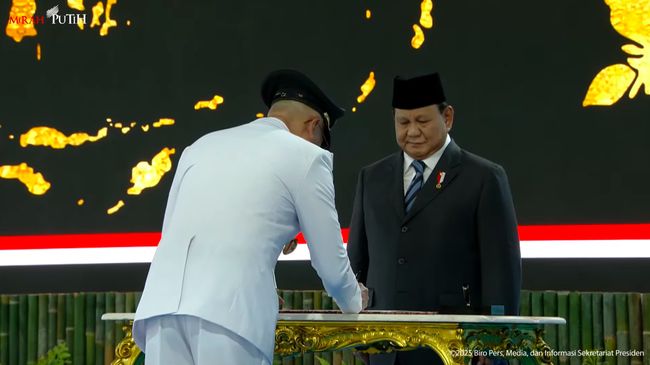 Sebanyak 961 Kepala Daerah Beserta Wakilnya Resmi Dilantik Presiden Prabowo Secara Serentak, Pertama Sepanjang Sejarah