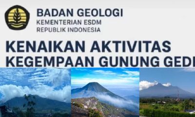 Tenang, Kegempaan Gunung Gede Pangrango Jabar Meningkat namun Status Aktif Level I