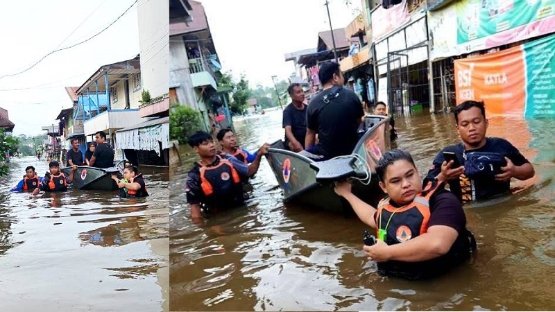 Sungai Barito Meluap, 43 Desa Terendam Banjir Hampir Sepekan, Waspada Kenaikan Debit Air