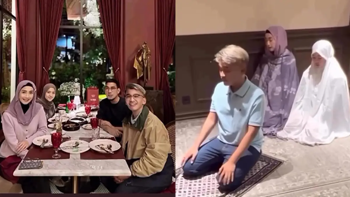 Resmi Mualaf, Ruben Onsu Terciduk Jadi Imam Salat untuk Desy Ratnasari dan Putrinya