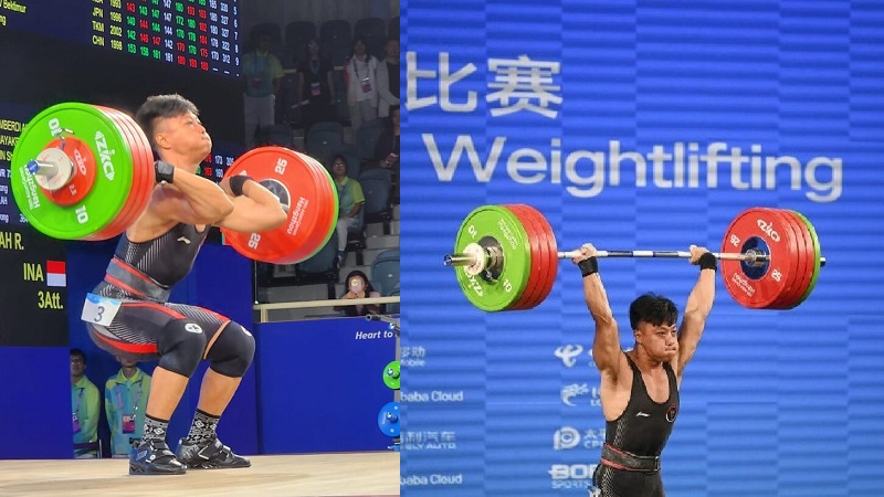 Lifter putra Indonesia Rahmat Erwin Abdullah kembali menunjukan prestasi mengagumkan dengan merebut 3 medali emas dan mempertajam rekor dunia pada Kejuaraan Asia Angkat Besi (AWC) 2025 di Jiangshan, China, Minggu (11/5/2025)