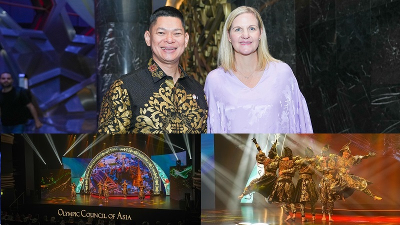 KOI/NOC Indonesia Angkat Pencak Silat pada Pertunjukan Budaya Gala Dinner OCA General Assembly 2025