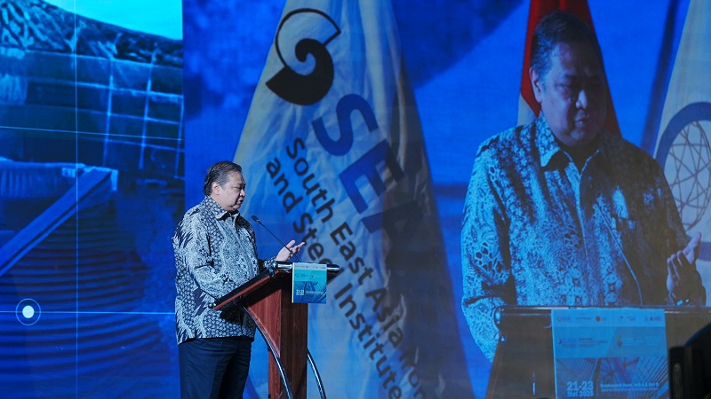 Amerika – China Perang Tarif, Airlangga Ingatkan Industri Baja dan Besi ASEAN Menjadikan Indo - Pasifik Tetap Stabil