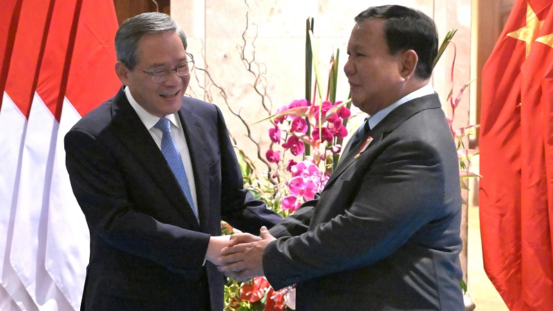 Pertemuan pertama Presiden Prabowo Subianto dan Perdana Menteri (PM) China di acara Indonesia-China Business Reception 2025 di Hotel Shangri-La, Jakarta, Sabtu (24/5/2025) menjadi pertemuan pertama dalam kunjungannya ke Indonesia