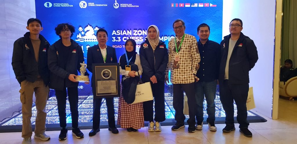 Presiden GM Utut Adianto Apresiasi Capaian Luar Biasa Shafira Devi, Juara Asian Chess Championships & Lolos ke Piala Dunia 2025