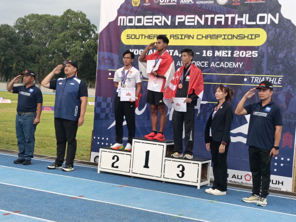 MPSEA Championships 2025: Menpora Dito Ariotedjo Datang, Tim Modern Pentathlon Indonesia Borong Medali Nomor Laser Run