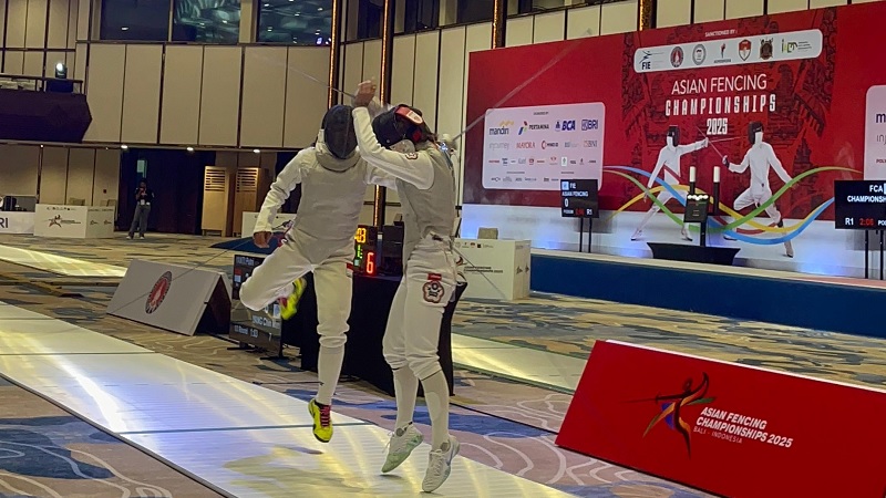 Kejuaraan Anggar Asia 2025 Bali: Tembus 16 Besar Putri Mengaku Masih Harus Giat Berlatih