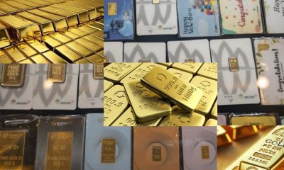 Emas Antam Bersama Galeri24 Turun, UBS Naik