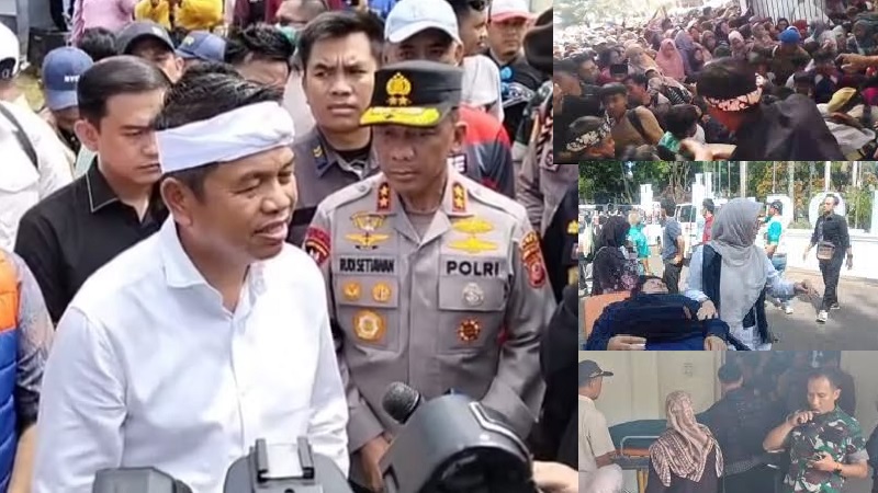 Gubernur Jawa Barat Dedi Mulyadi yang akrab disapa KDM mempersilakan Kepolisian menyelidiki kericuhan yang menyebabkan tiga orang tewas saat pesta rakyat pada rangkaian pernikahan anaknya di Pendopo, Kabupaten Garut, Jumat (18/7/2025)