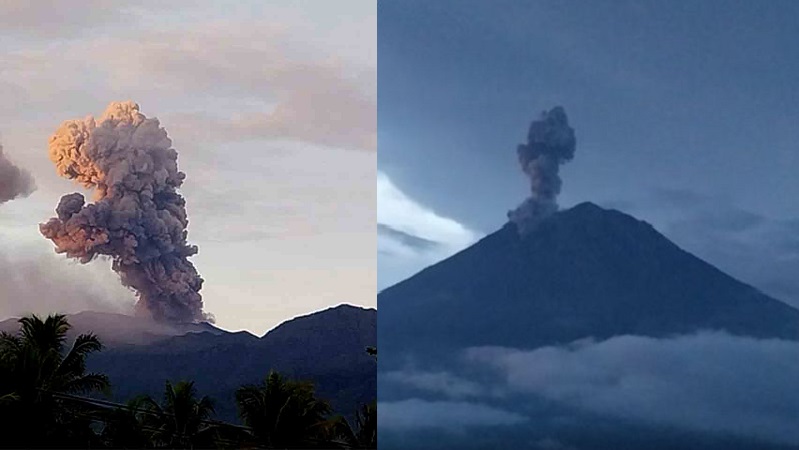 Gunung Dukono Malut dan Semeru Jatim Erupsi, Tinggi Letusan Sampai 1 Km
