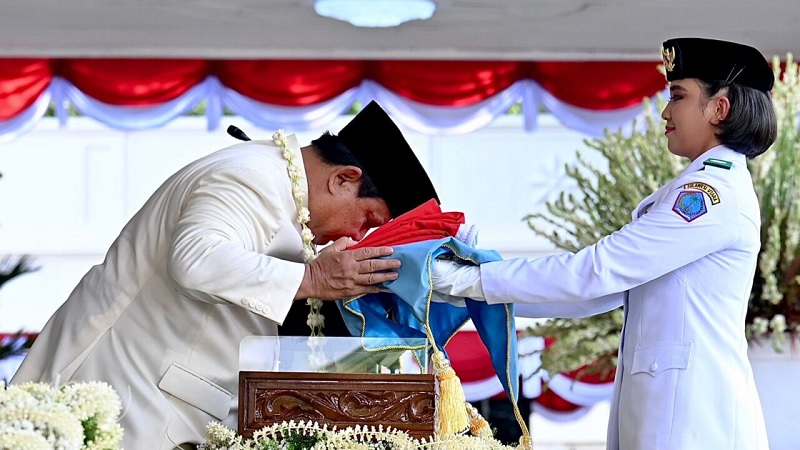 Presiden Prabowo Hadirkan Kejutan dalam Momen Pertama Kali Pimpin Upacara HUT RI di Istana Merdeka