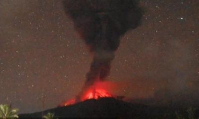 Gunung Lewotobi Laki-laki Terus Bergolak, Erupsi dari Pagi – Sore, Muntahkan Abu Setinggi 6.000 Meter
