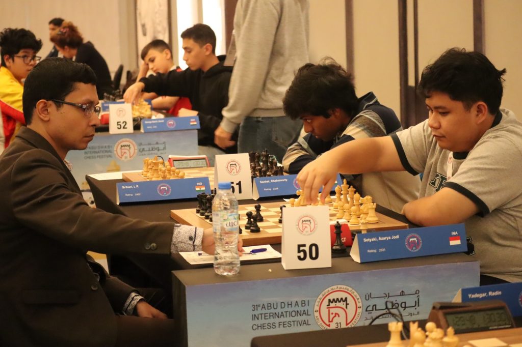 31st Abu Dhabi International Chess Festival: Perdaya GM asal India, IM Azarya Jodi Setyaki Beri Kado Istimewa HUT RI ke-80