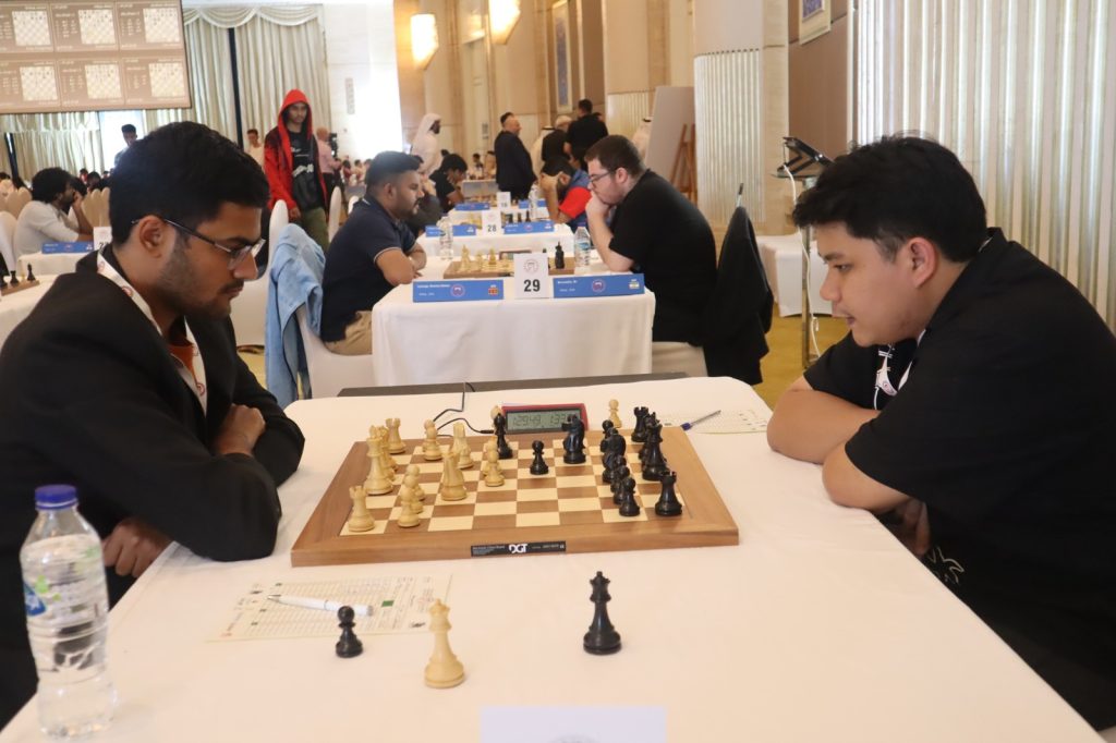 31st Abu Dhabi International Chess Festival: IM Azarya Jodi Menang, IM Nayaka Budhidharna Remis dan IM Aditya Bagus Kalah