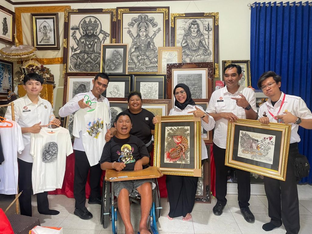 Kanwil Kemenkum Bali 'Jemput Bola', Lindungi Karya Seniman Disabilitas