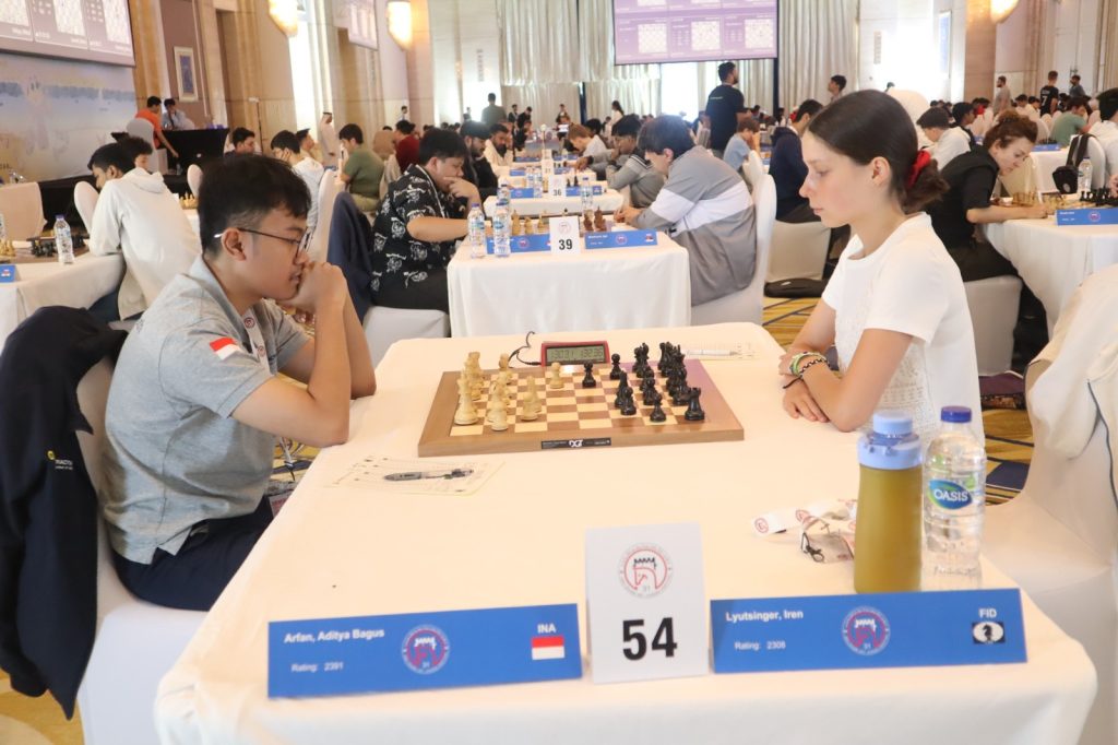 31st Abu Dhabi International Chess Festival: Kejutan, IM Azarya Jodi Setyaki Taklukkan GM Igor Miladinovic