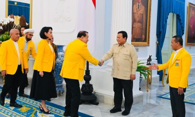 Presiden Prabowo Terima Pengurus DPP Partai Golkar di Istana Merdeka