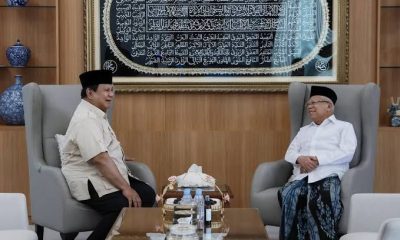 Presiden Prabowo Sambangi Kediaman KH Ma'ruf Amin, Ada Apa?