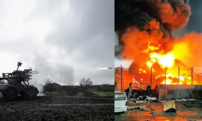 Ukraina dan Rusia Terlibat Perang Udara Besar-besaran, Kilang Minyak Kirishi di Leningrad Meledak dan Terbakar