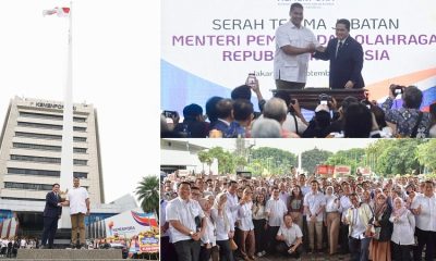 Sertijab Menpora: Erick Thohir Janji Merangkul dan Mengayomi, Dito Pamit dan Sampaikan Maaf