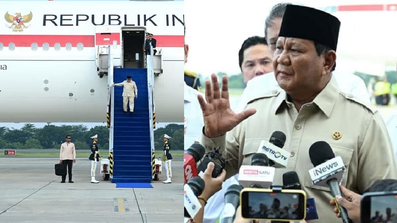 Tiba di Tanah Air Presiden Prabowo Hadapi Masalah Besar, Yakin Atasi dengan Baik