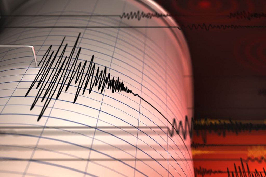 Ilustrasi gempa bumi 