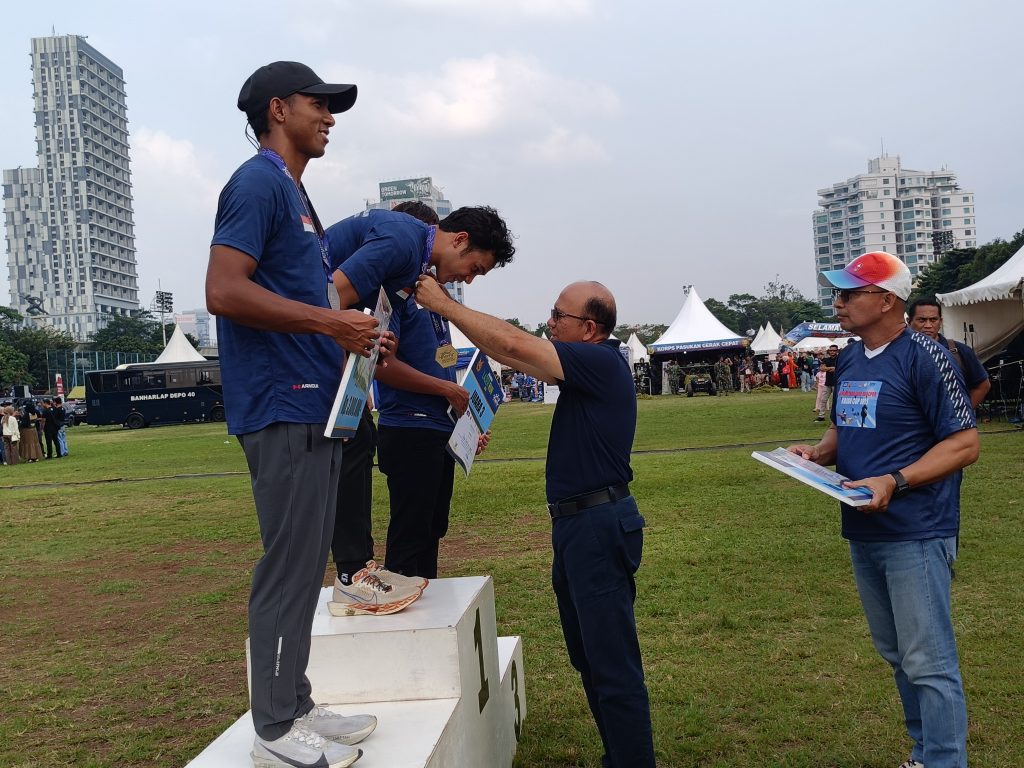 Digembleng di Pantai Anyer, Atlet Pelatnas Torehkan Dominasi Raih Podium 1-3 di Dirgantara Laser Run KASAU Cup 2025