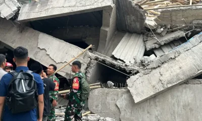 Ratusan Santri sedang Salat, Pondok Pesantren di Sidoarjo Ambruk