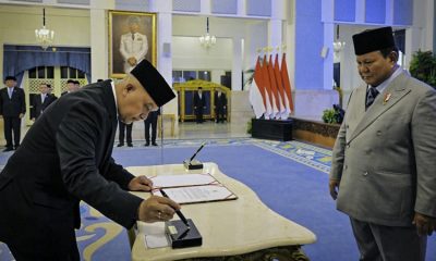 Presiden Prabowo Lantik Komite Eksekutif Percepatan Pembangunan Otonomi Khusus Papua serta Gubernur dan Wagub Papua