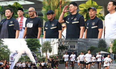 Olympic Day 2025: Satukan Dukungan, Ketua KOI Okto dan Gubernur Pramono Lepas Peserta Lari 5K