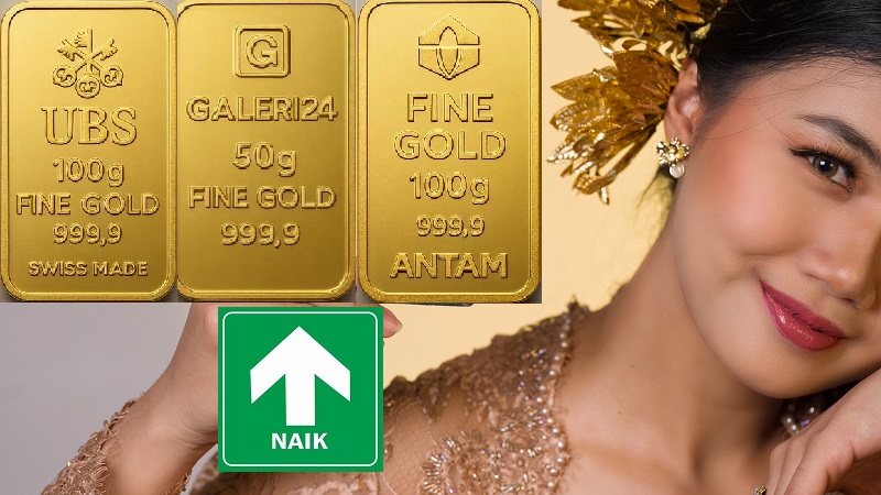 Dimana Saja Hari Ini Harga Emas Antam, Galeri24 dan UBS, Naik dan Meroket