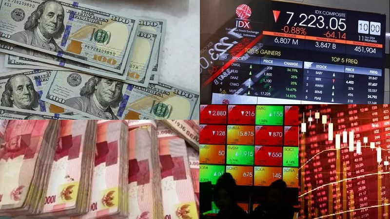 Tidak Ada yang Menguat, Rupiah dan IHSG BEI Sama-sama Ditutup Melemah di Akhir Pekan