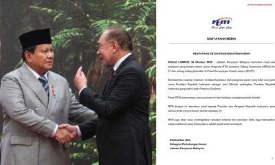 KTT Ke-47 ASEAN: Gara-gara Sebut Jokowi, Stasiun Penyiaran Pemerintah Malaysia RTM Minta Maaf