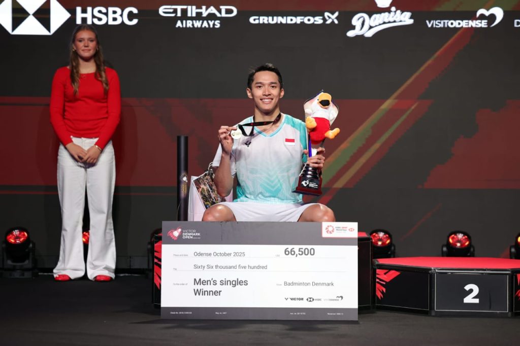 Denmark Open 2025: Kandaskan Unggulan Utama Yu Qi Raih Juara, Jonatan Putus Rantai Paceklik Gelar Juara Tunggal Putra Sejak Simon Santoso Tahun 2009