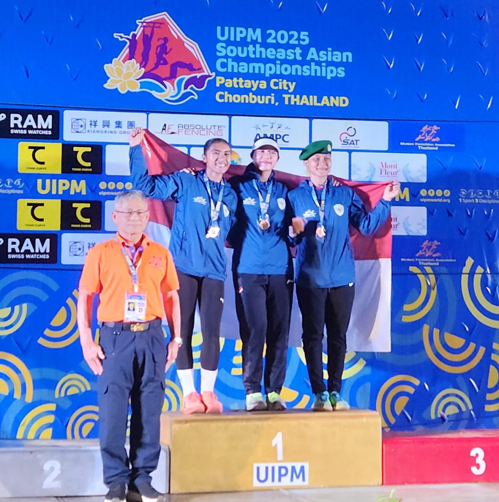 Borong 4 Emas di Hari Terakhir, Tim Indonesia Unjuk Keperkasaan Boyong Juara Umum di UIPM 2025 Southeast Asian Championships di Thailand