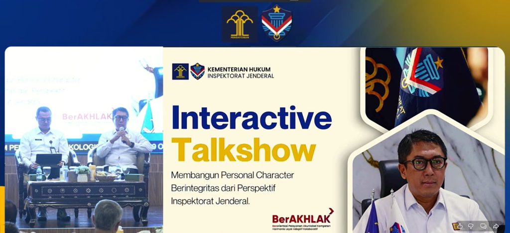 Ikuti Interactive Talkshow Penguatan Pelayanan Publik, Bangun Integritas dan Karakter ASN